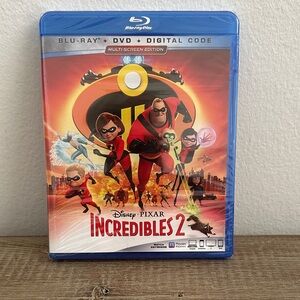 Disney Incredibles 2 Blu-ray - Red and Black